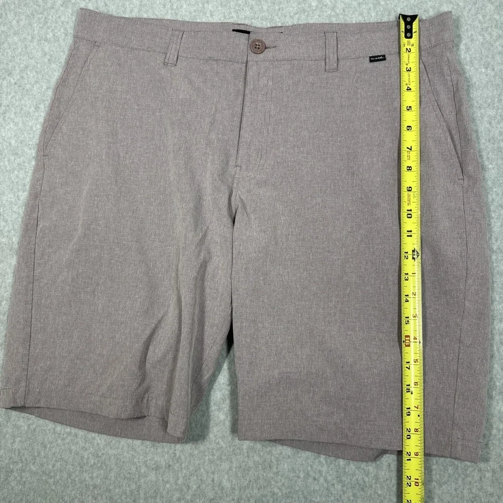 Travis Mathew Beck Men's Shorts 38 Gray Chino Stretch‎ Golf Beach Casual Boating
